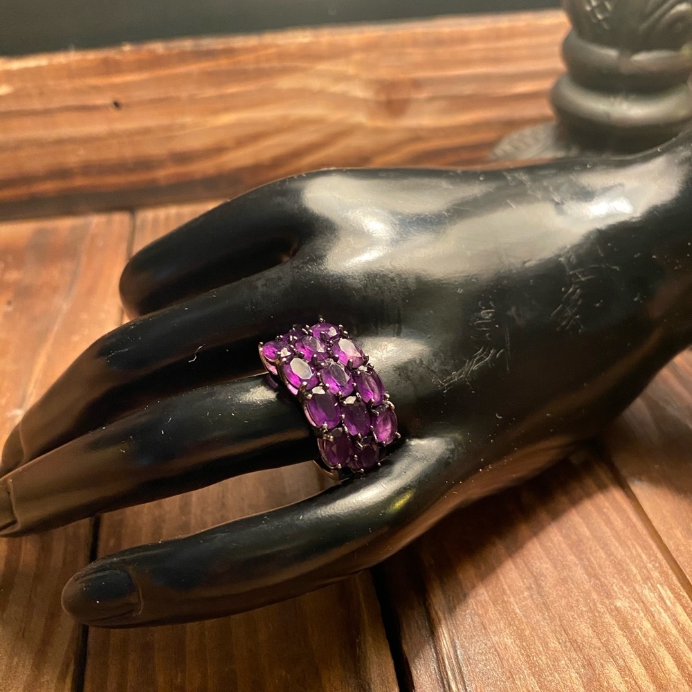 African Amethyst Ring